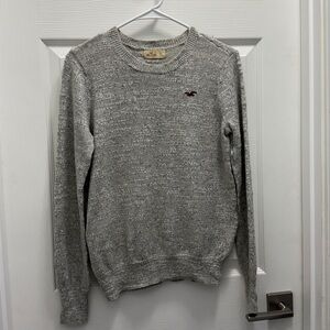 Hollister Gray Crewneck Sweater